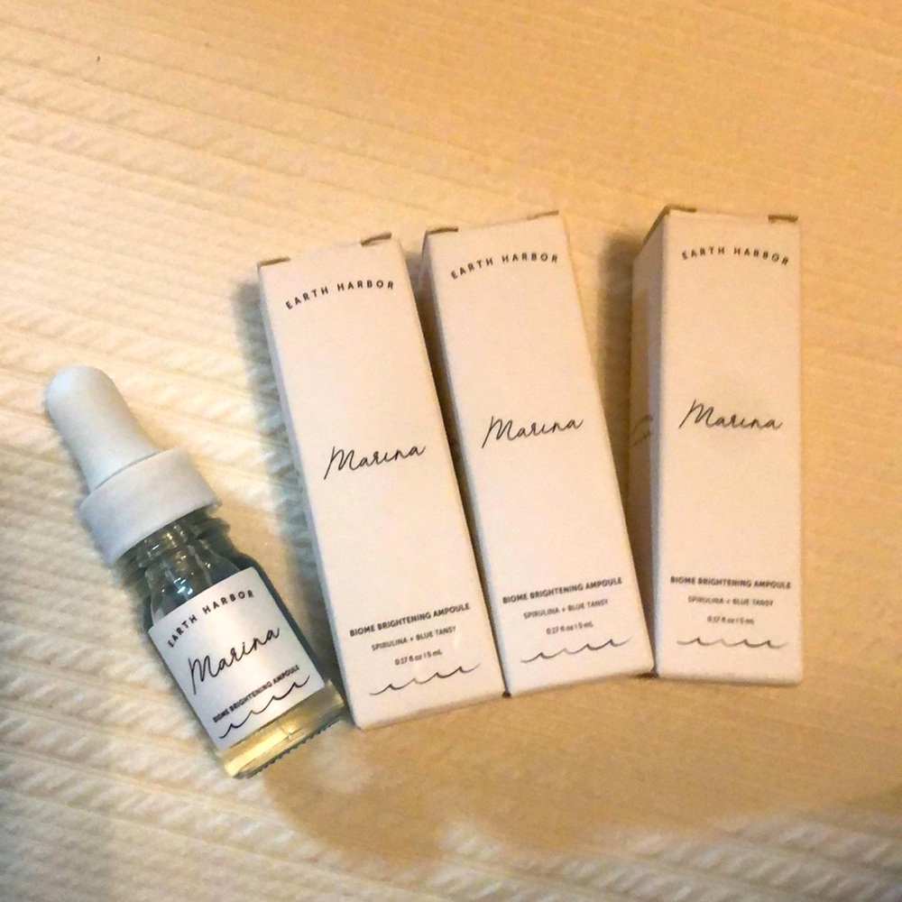 Earth Harbor Marina biome Brightening ampoule
14 ml each 
4 for $20